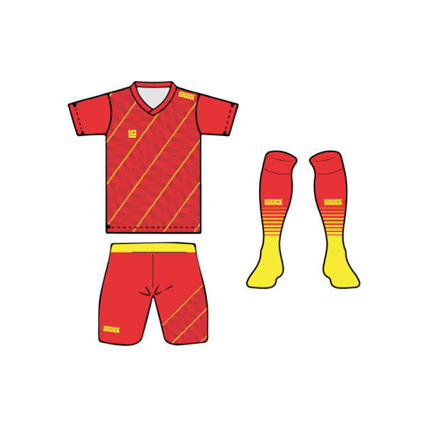 Maverick Football V-Neck Full Kit - Image 7