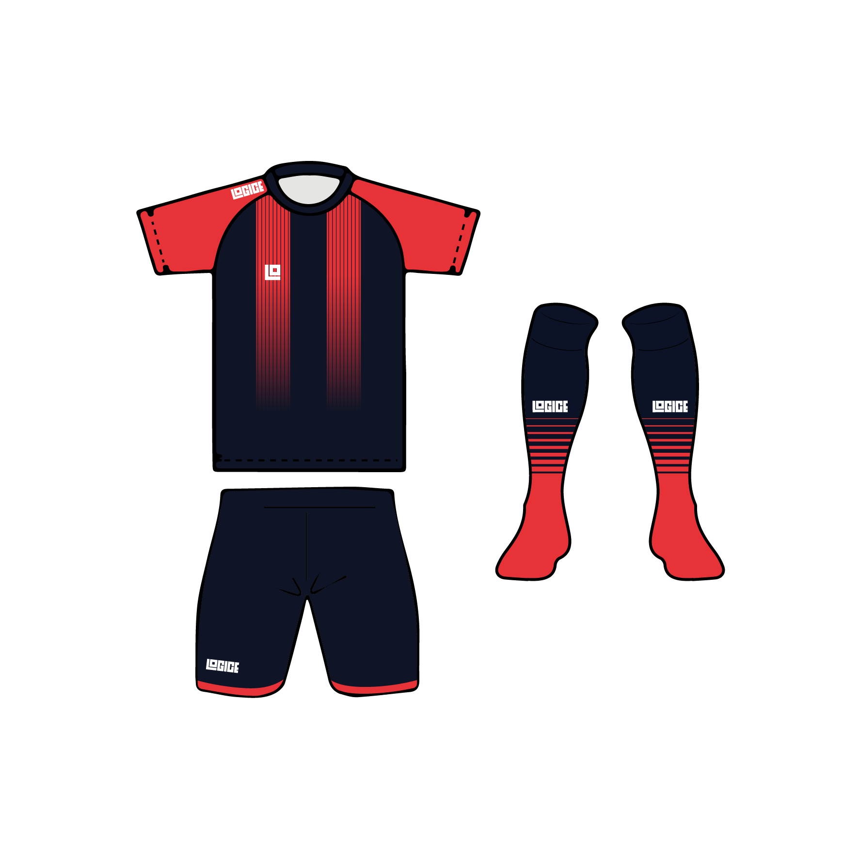 Dakota Football Round Neck Full Kit