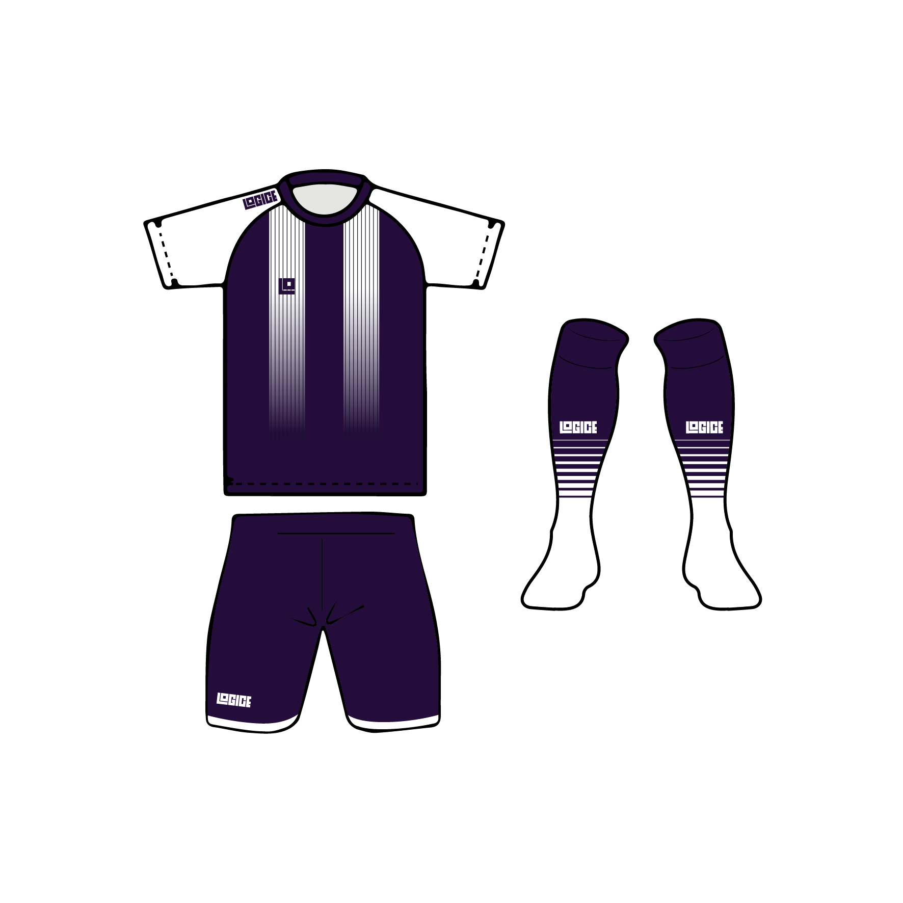 Dakota Football Round Neck Full Kit - Image 3